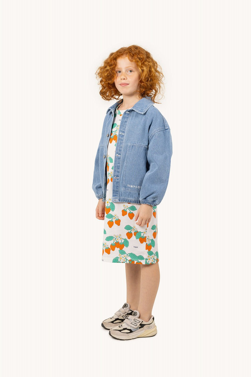 【tinycottons】GRAPHIC DENIM JACKET light blue denim ジャケット 2y,4y,6y  | Coucoubebe/ククベベ