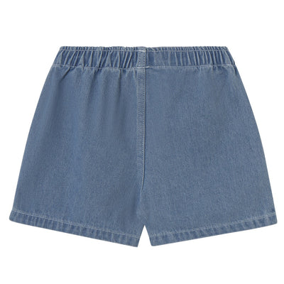 【tinycottons】GRAPHIC DENIM SHORT light blue denim ショーツ 2y,3y,4y（Sub Image-2） | Coucoubebe/ククベベ