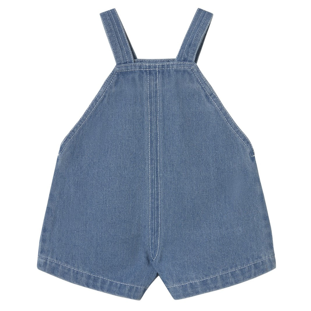 【tinycottons】BABY GRAPHIC DENIM DUNGAREE light blue denim ダンガリー 18m,24m  | Coucoubebe/ククベベ