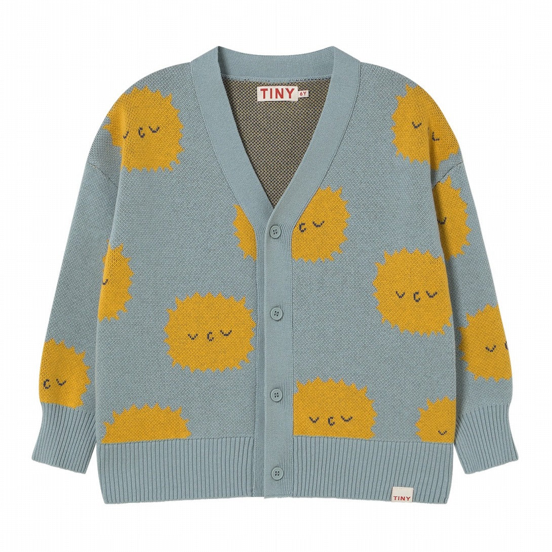 【tinycottons】SUN CARDIGAN warm grey カーディガン 2y,3y  | Coucoubebe/ククベベ