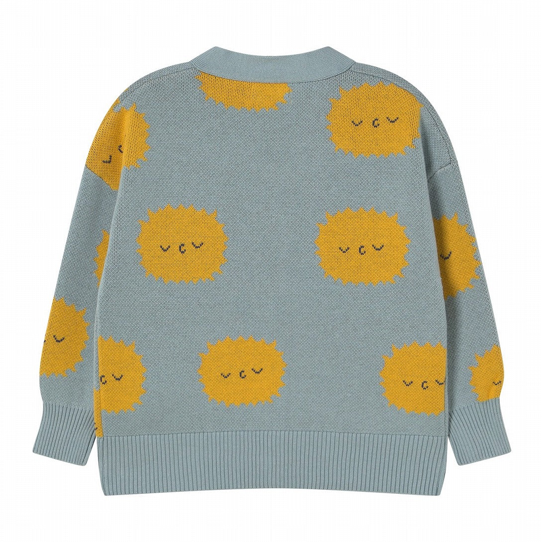 【tinycottons】SUN CARDIGAN warm grey カーディガン 2y,3y  | Coucoubebe/ククベベ