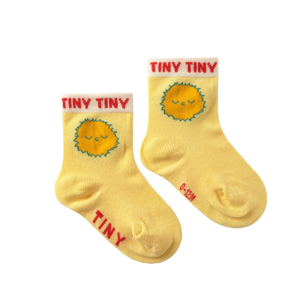 【tinycottons】SUN MEDIUM SOCKS mellow yellow 靴下 12-24m,2-4y  | Coucoubebe/ククベベ