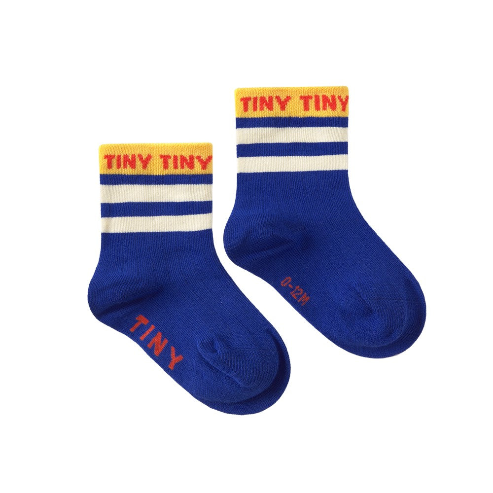 【tinycottons】TINY MEDIUM HEIGHT SOCKS ultramarine 靴下 12-24m,2-4y  | Coucoubebe/ククベベ