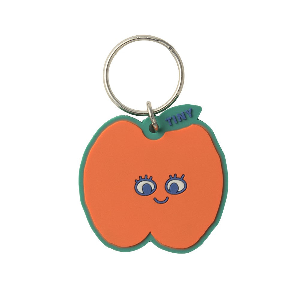 【tinycottons】APPLE KEY CHAIN tangerine キーチェーン  | Coucoubebe/ククベベ