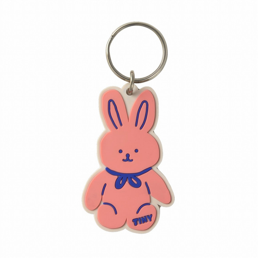 【tinycottons】BUNNY KEY CHAIN deep pink キーチェーン  | Coucoubebe/ククベベ