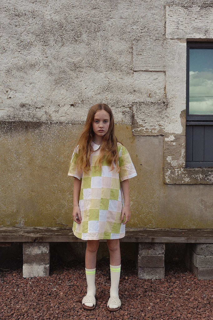 FISH&KIDS PATCHWORK DRESS 2-3y 【公式通販】