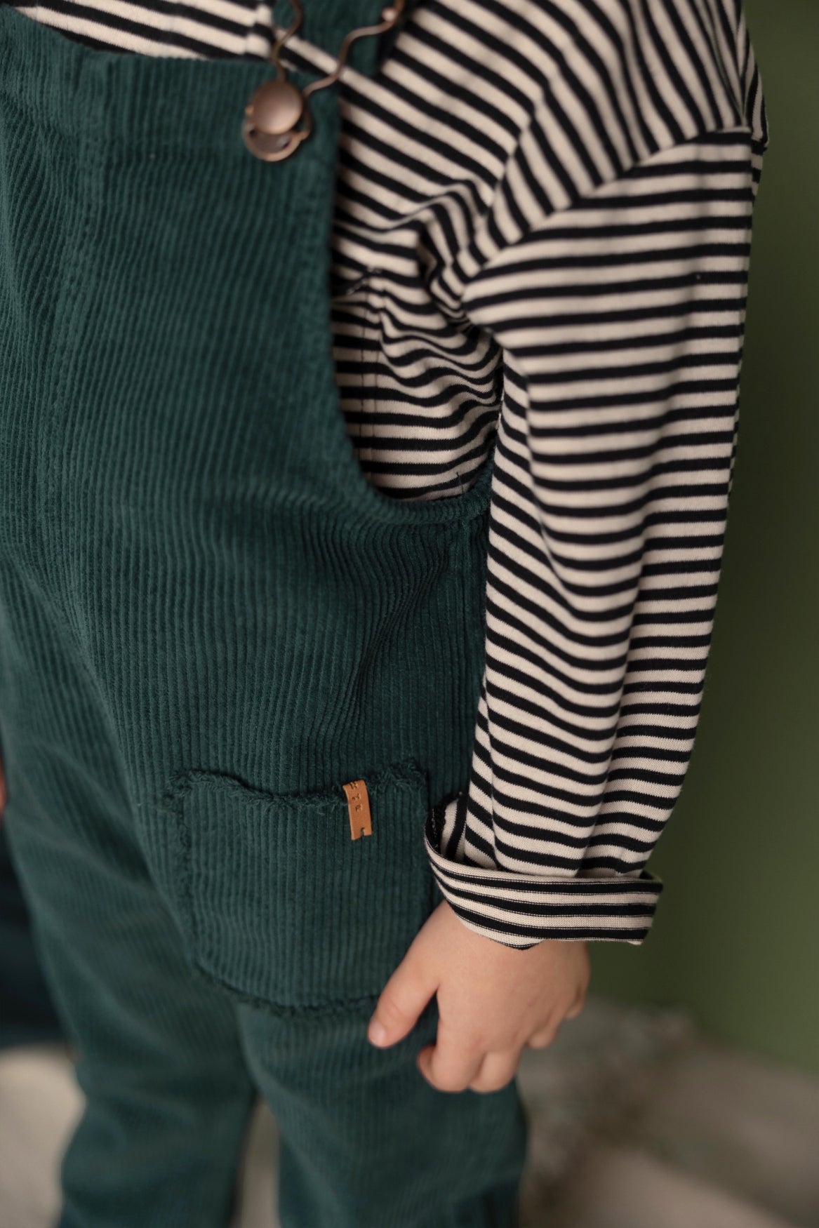 【nixnut】Dungaree Moss ダンガリー 86,92,98,104  | Coucoubebe/ククベベ
