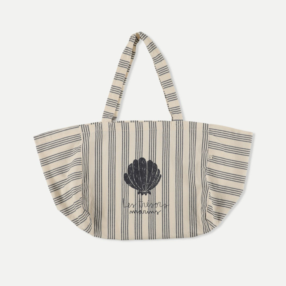 【my little cozmo】【30%OFF】Vintage stripes tote bag Ivory トートバッグ  | Coucoubebe/ククベベ