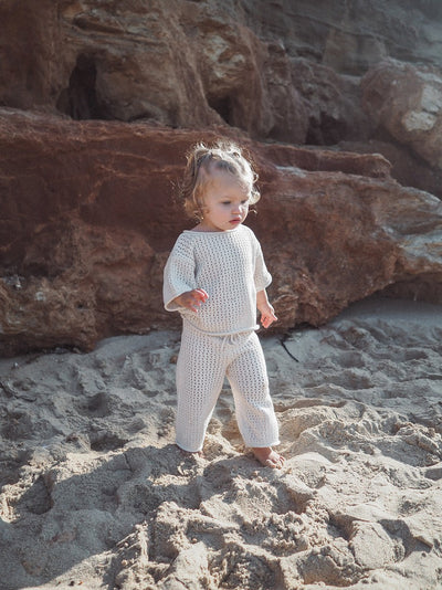 【GROWN】【30%OFF】Summer Knit Pant Coconut パンツ 6-12m,12-18m,18-24m,2-3y（Sub Image-2） | Coucoubebe/ククベベ