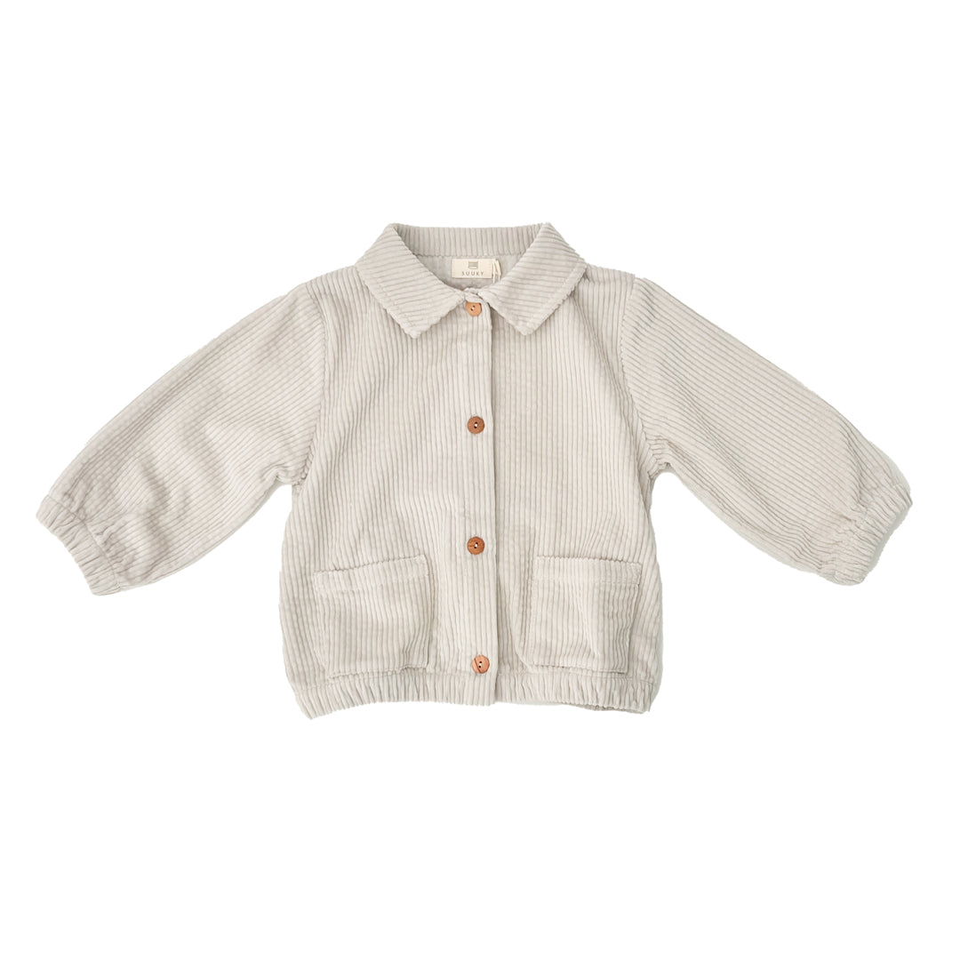 【SUUKY】【40%OFF】Corduroy Baby Jacket Light Gray ジャケット 12/18m,18/24m  | Coucoubebe/ククベベ