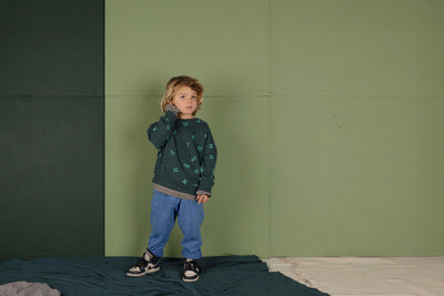【nixnut】Stamp Sweater Moss スウェット 92,98,104,110（Sub Image-4） | Coucoubebe/ククベベ