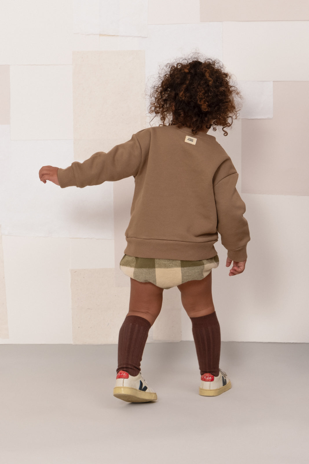 【STUDIO BOHEME】【9月上旬発送】BART SWEAT-SHIRT MOCHA/one DOG スウェット 12m,18m,24m  | Coucoubebe/ククベベ