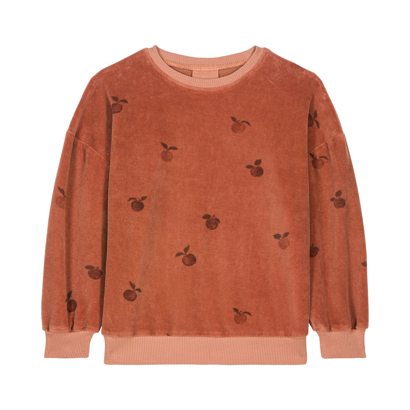 【STUDIO BOHEME】CLASSIC SWEAT-SHIRT OLD PINK-APPLES スウェット 12m,18m,24m,36m,4y  | Coucoubebe/ククベベ