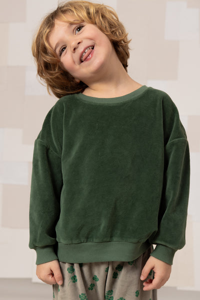 【STUDIO BOHEME】【9月上旬発送】BART SWEAT-SHIRT GREEN CILANTRO スウェット 12m,18m,24m,36m,4y（Sub Image-4） | Coucoubebe/ククベベ
