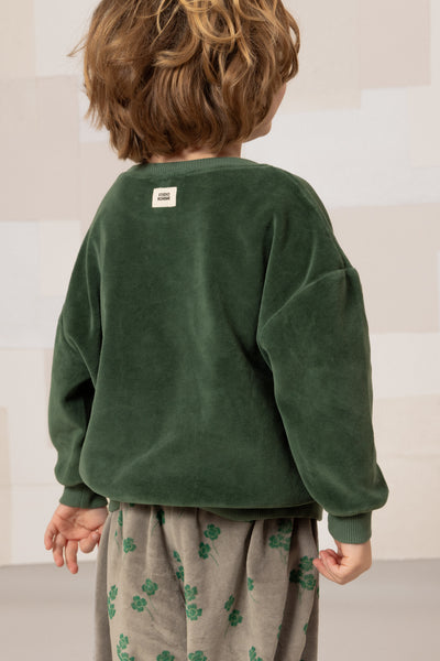 【STUDIO BOHEME】【9月上旬発送】BART SWEAT-SHIRT GREEN CILANTRO スウェット 12m,18m,24m,36m,4y（Sub Image-5） | Coucoubebe/ククベベ