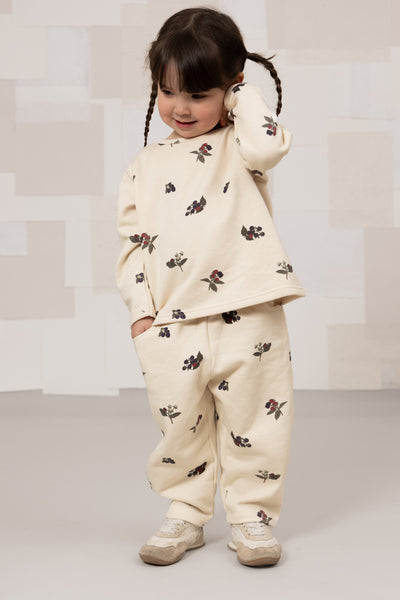 【STUDIO BOHEME】CARROT PANTS ECRU/BLACKBERRIES パンツ 12m,18m,24m,36m（Sub Image-7） | Coucoubebe/ククベベ