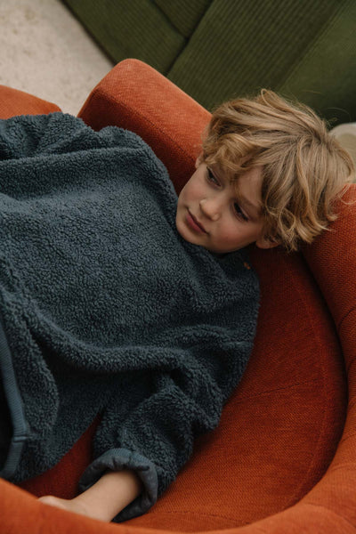 【STUDIO BOHEME】【9月上旬発送】OURS SWEAT-SHIRT GREY BLUE スウェット 18m,24m,36m,4y（Sub Image-14） | Coucoubebe/ククベベ