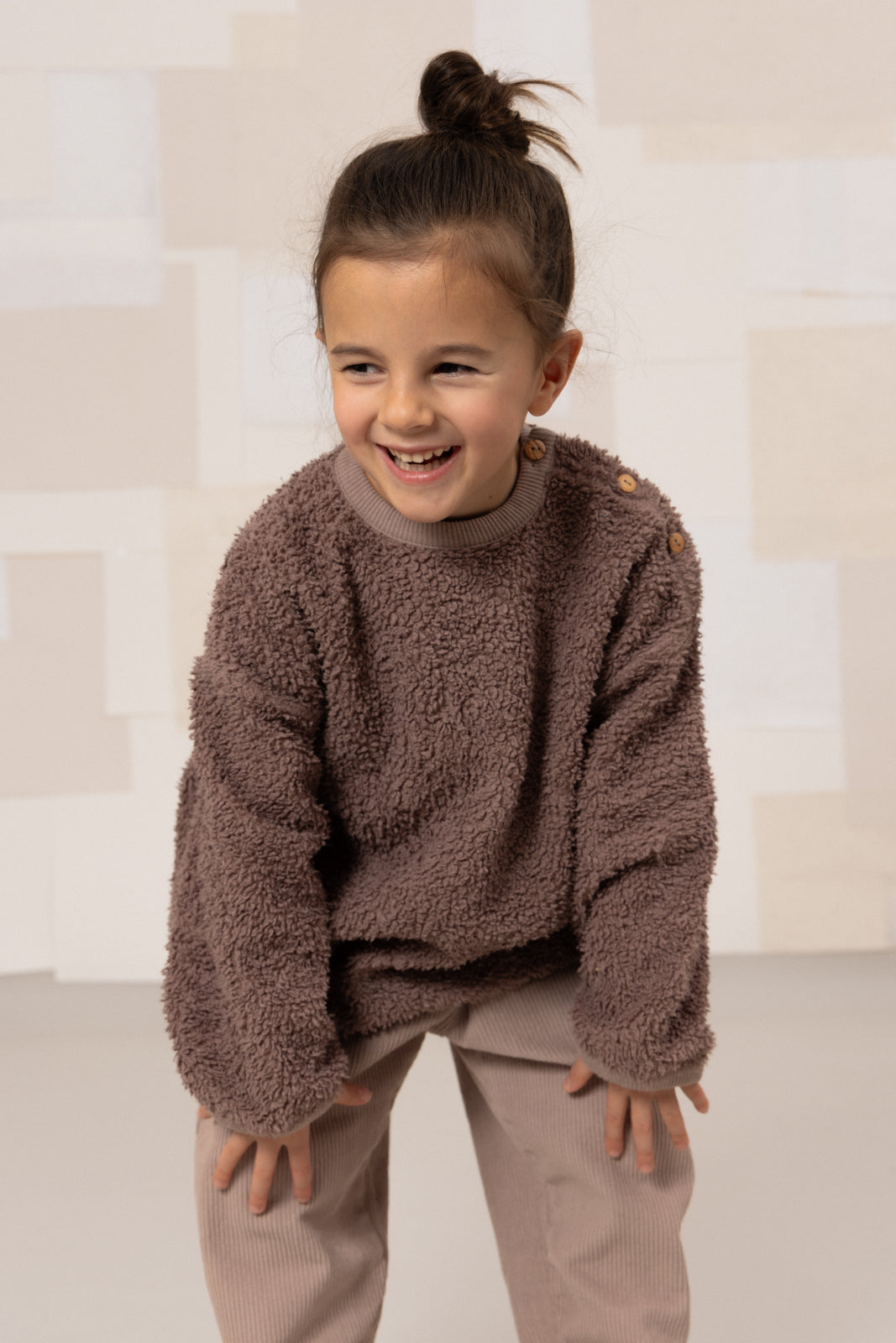 【STUDIO BOHEME】【9月上旬発送】OURS SWEAT-SHIRT MAUVE スウェット 18m,24m,36m,4y  | Coucoubebe/ククベベ