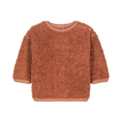 【STUDIO BOHEME】OURS SWEAT-SHIRT OLD PINK スウェット 12m,18m,24m,36m,4y（Sub Image-1） | Coucoubebe/ククベベ