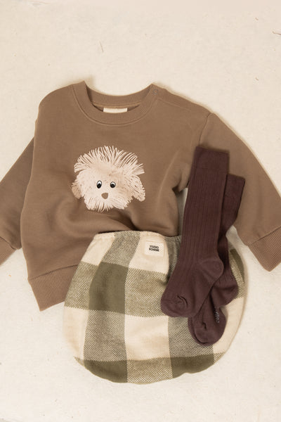 【STUDIO BOHEME】【9月上旬発送】BART SWEAT-SHIRT MOCHA/one DOG スウェット 12m,18m,24m（Sub Image-9） | Coucoubebe/ククベベ