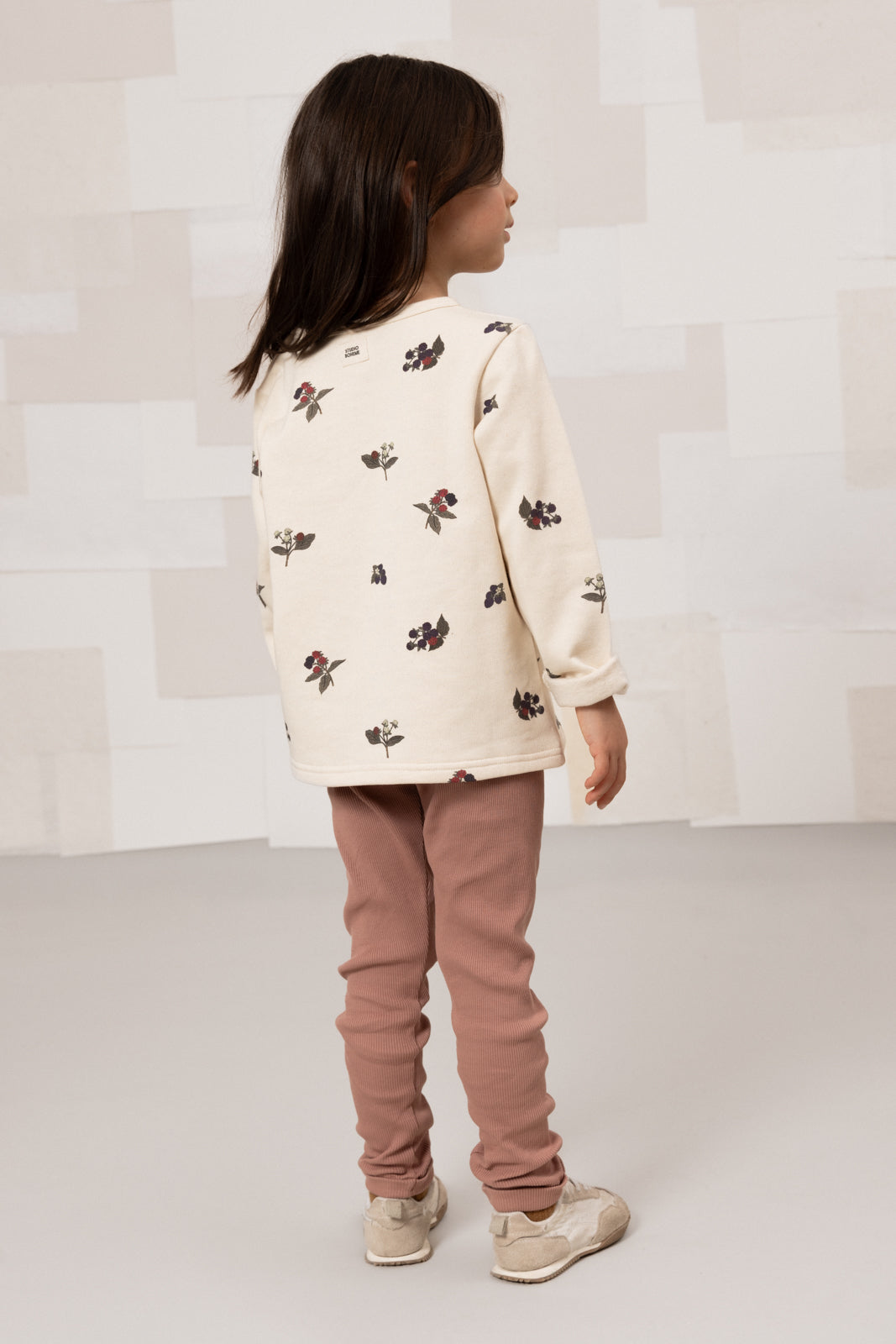 STUDIO BOHEME】NOÉ SWEAT-SHIRT ECRU/BLACKBERRIES スウェット