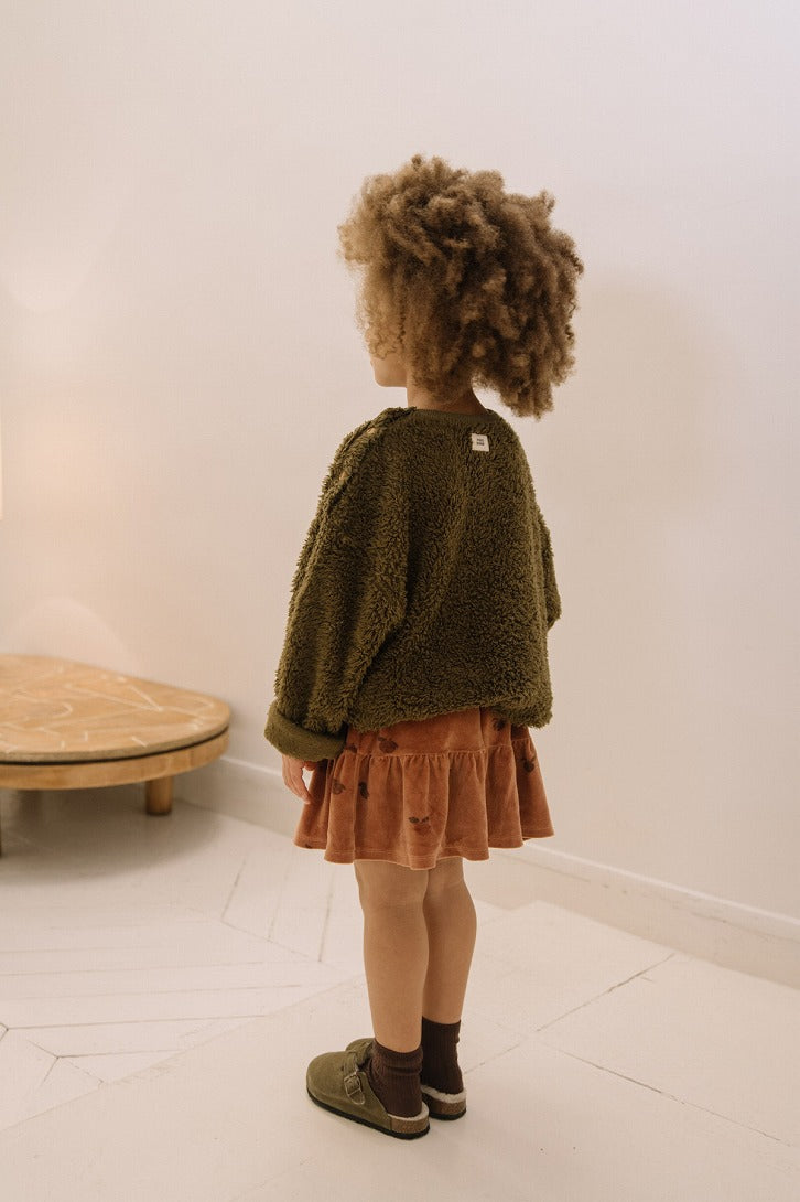 【STUDIO BOHEME】OURS SWEAT-SHIRT KAKI スウェット 12m,18m,24m,36m,4y  | Coucoubebe/ククベベ