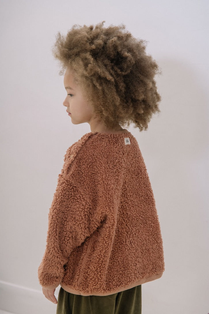 【STUDIO BOHEME】OURS SWEAT-SHIRT OLD PINK スウェット 12m,18m,24m,36m,4y  | Coucoubebe/ククベベ