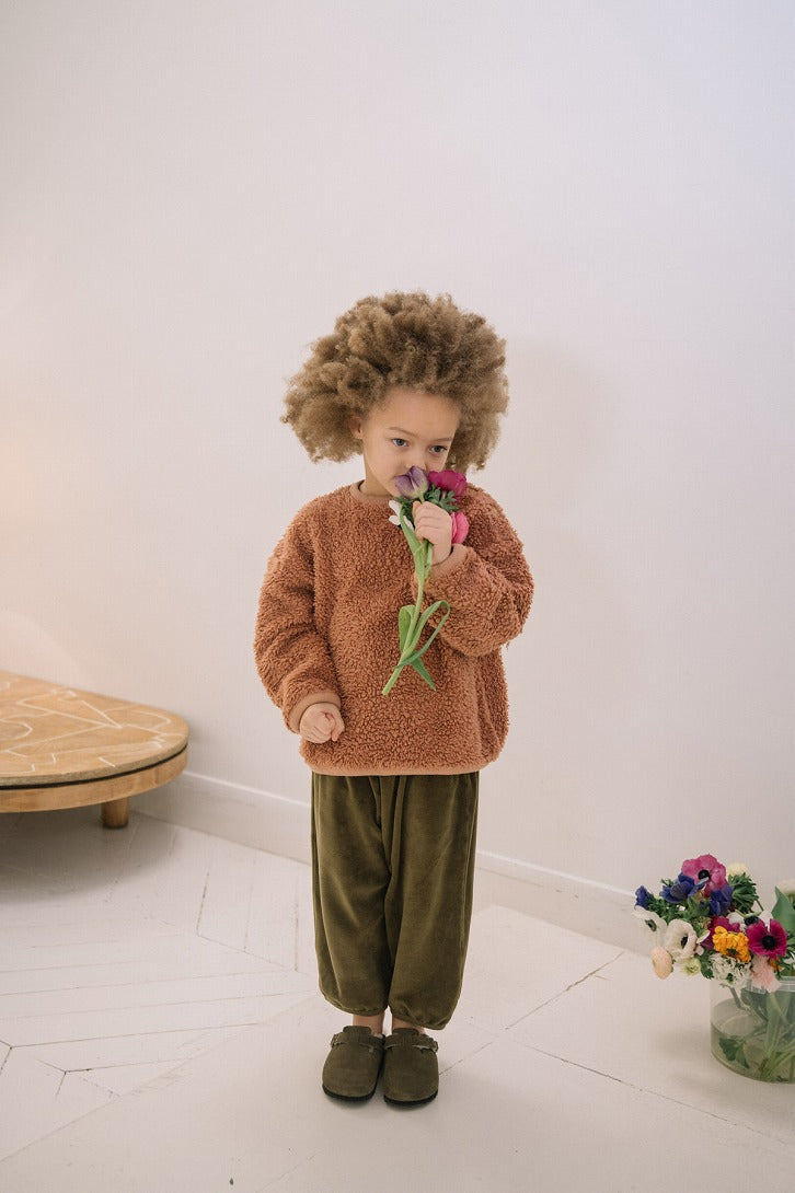 【STUDIO BOHEME】OURS SWEAT-SHIRT OLD PINK スウェット 12m,18m,24m,36m,4y  | Coucoubebe/ククベベ