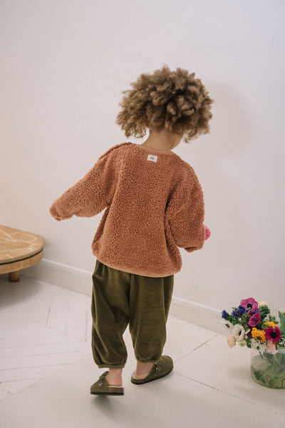 【STUDIO BOHEME】OURS SWEAT-SHIRT OLD PINK スウェット 12m,18m,24m,36m,4y（Sub Image-7） | Coucoubebe/ククベベ