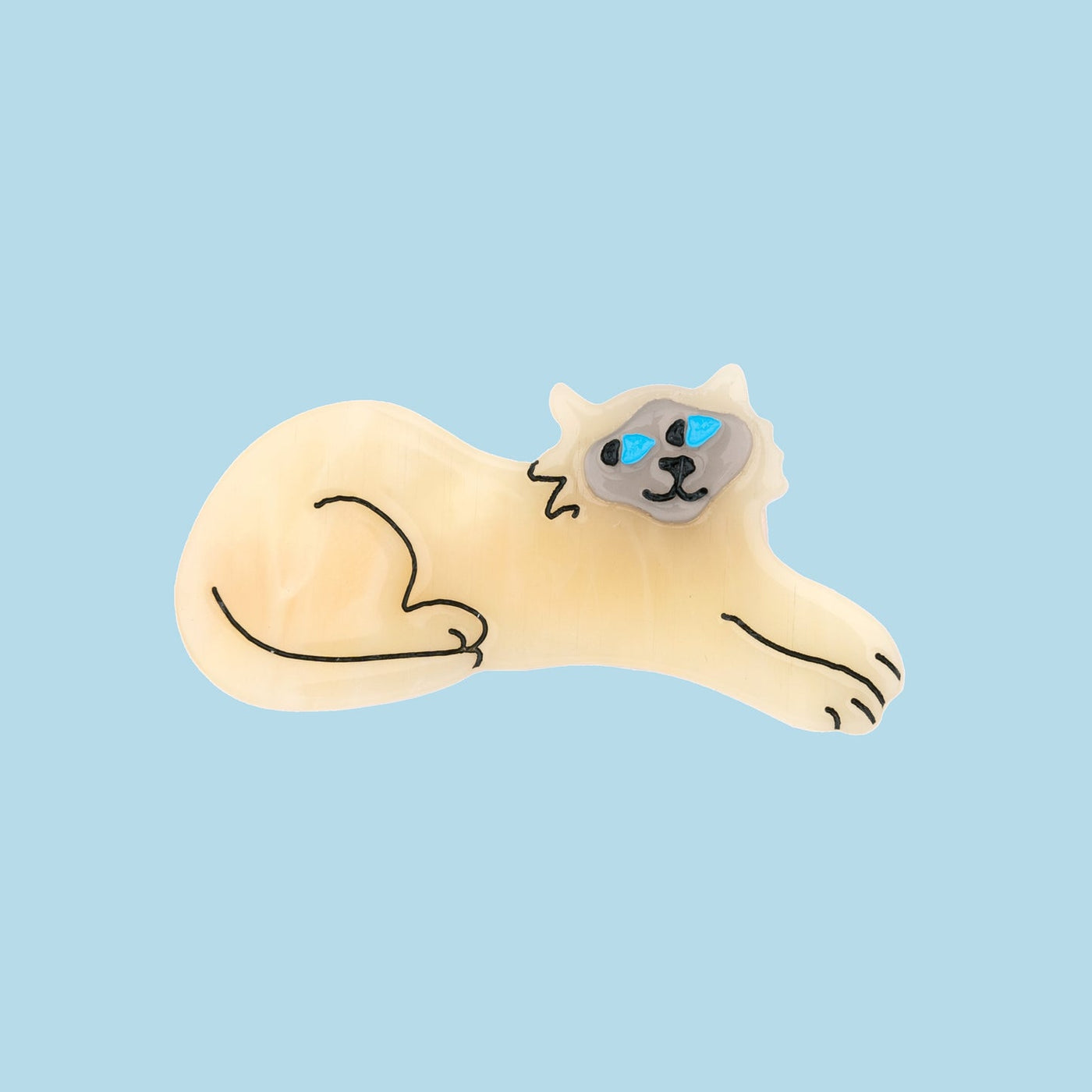 【Coucou Suzette】Siamese Cat Hair Clip シャム猫ヘアクリップ  | Coucoubebe/ククベベ
