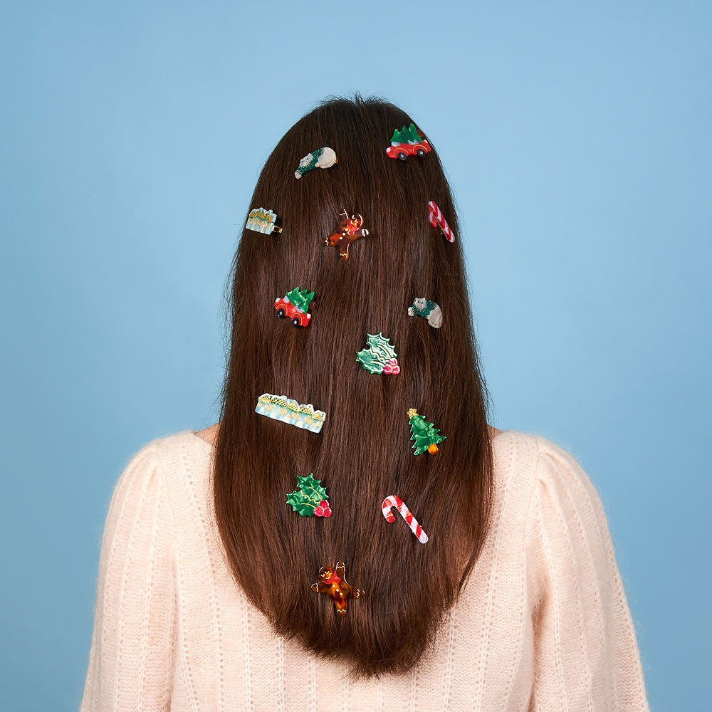 【Coucou Suzette】Snowy Town Hair Clip スノータウンヘアクリップ  | Coucoubebe/ククベベ