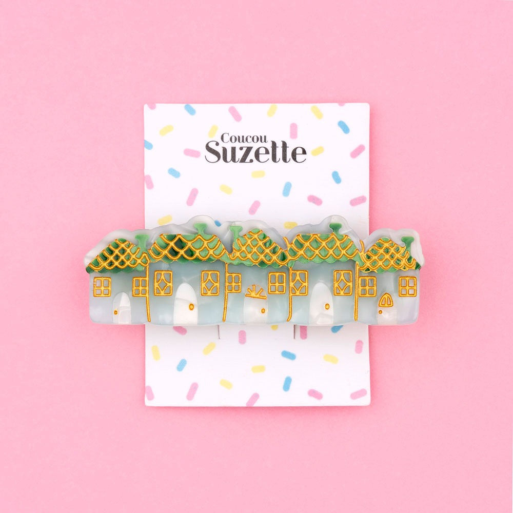 【Coucou Suzette】Snowy Town Hair Clip スノータウンヘアクリップ  | Coucoubebe/ククベベ