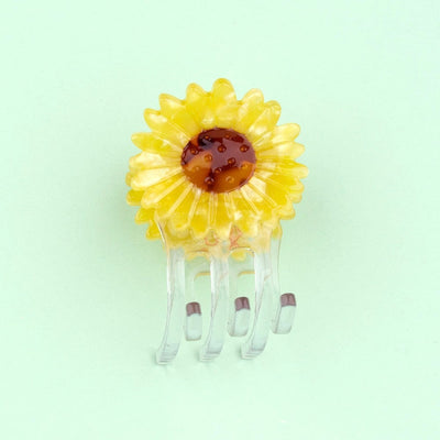 【Coucou Suzette】Sunflower Mini Hair Claw ひまわりミニヘアクロー（Sub Image-1） | Coucoubebe/ククベベ