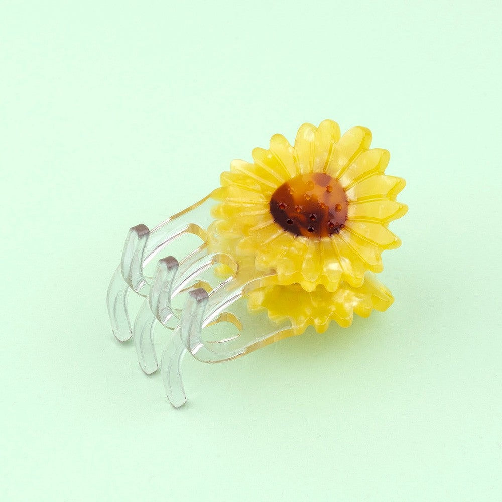 【Coucou Suzette】Sunflower Mini Hair Claw ひまわりミニヘアクロー  | Coucoubebe/ククベベ