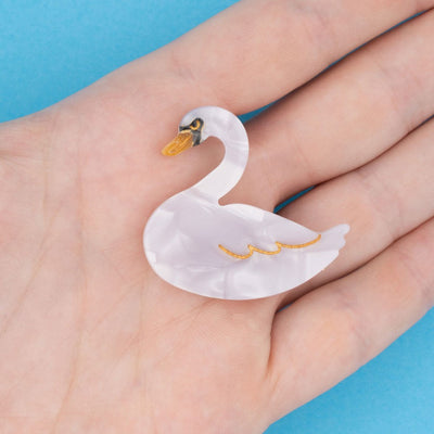 【Coucou Suzette】Swan Hair Clip 白鳥ヘアクリップ（Sub Image-4） | Coucoubebe/ククベベ