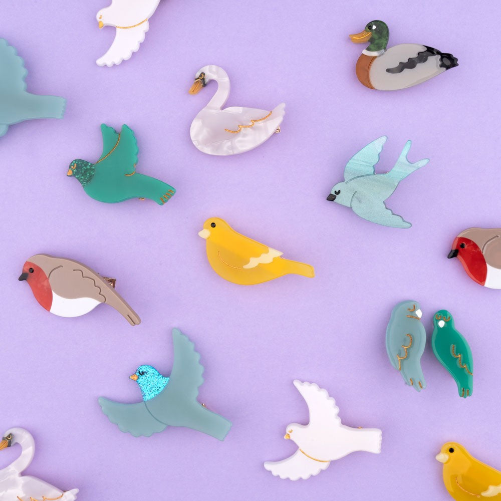 Coucou Suzette】Swan Hair Clip 白鳥ヘアクリップ | Coucoubebe