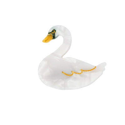 【Coucou Suzette】Swan Hair Clip 白鳥ヘアクリップ（Sub Image-3） | Coucoubebe/ククベベ