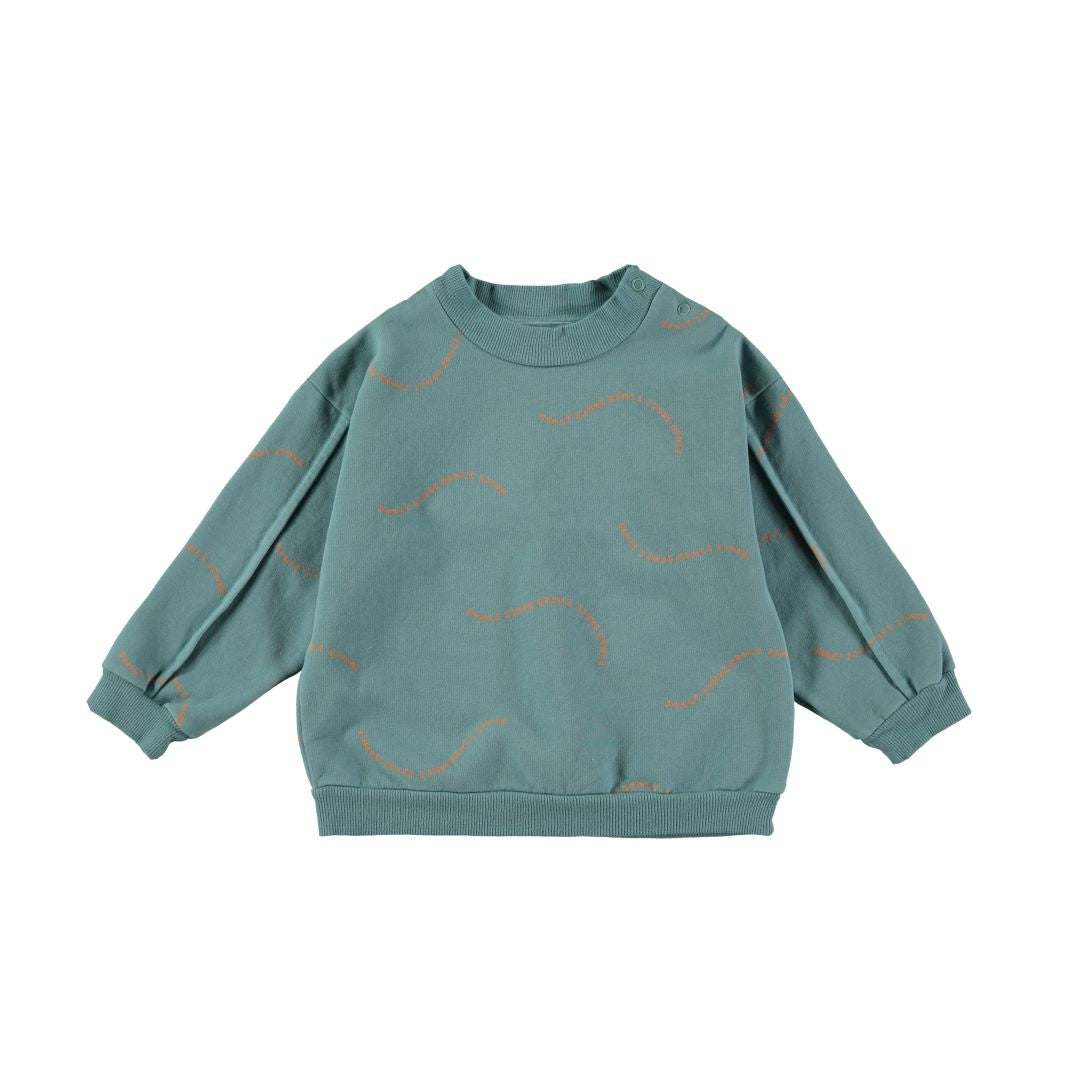 【babyclic】【40%OFF】Sweatshirts Dance - Ocean green スウェット 18m,24m,3Y,4Y,6Y  | Coucoubebe/ククベベ