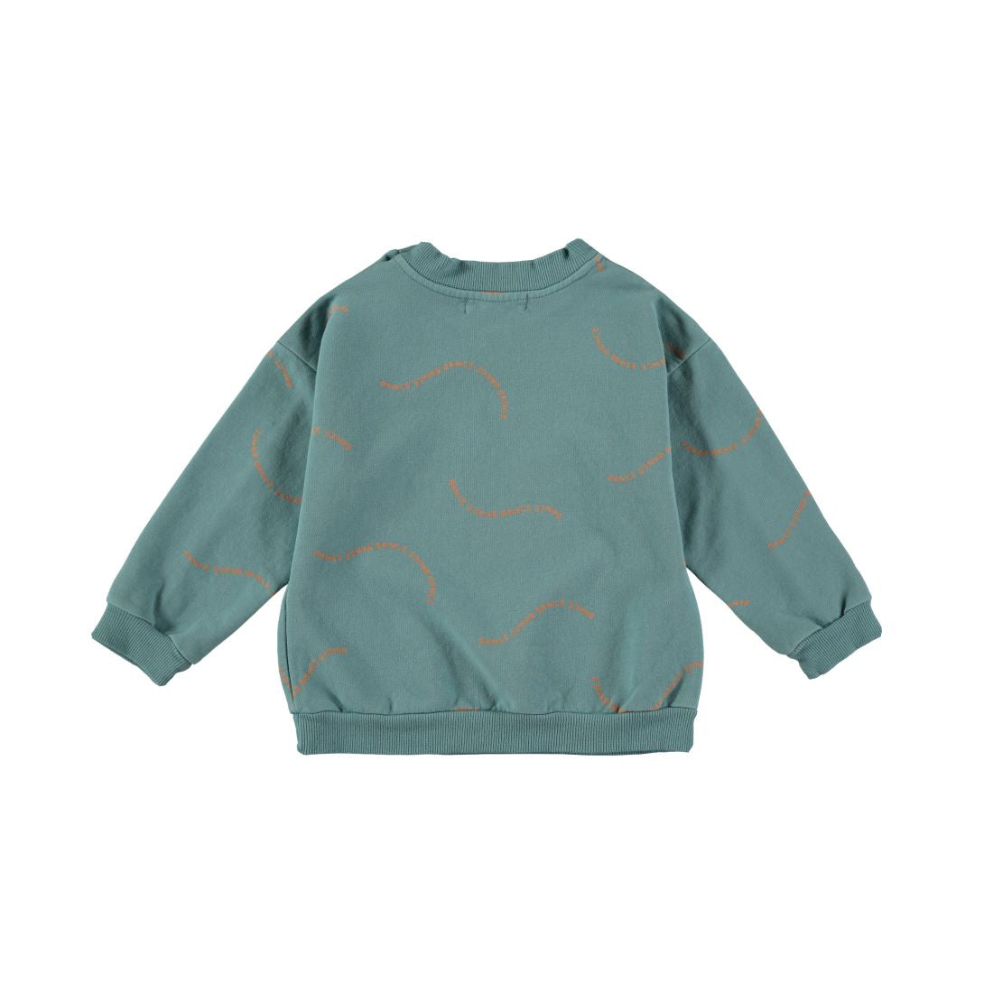 【babyclic】【40%OFF】Sweatshirts Dance - Ocean green スウェット 18m,24m,3Y,4Y,6Y  | Coucoubebe/ククベベ