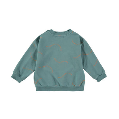 【babyclic】【40%OFF】Sweatshirts Dance - Ocean green スウェット 18m,24m,3Y,4Y,6Y（Sub Image-2） | Coucoubebe/ククベベ