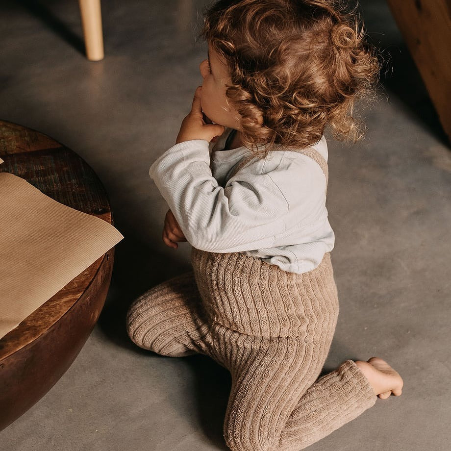 SILLY Silas】Granny Teddy Warmy Footless Collection Peanut Blend