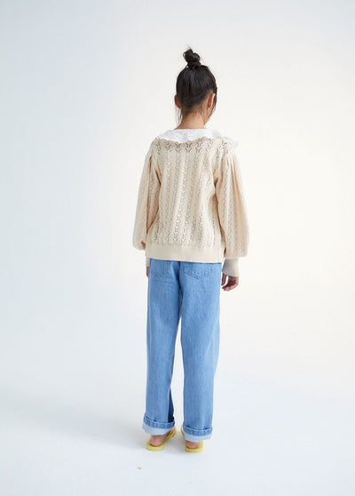 【the new society】【30%OFF】Rodney Cardigan Natural カーディガン 3y,4y,6y（Sub Image-5） | Coucoubebe/ククベベ
