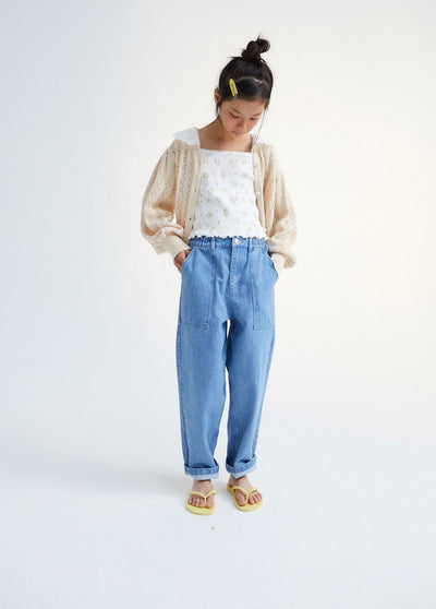 【the new society】【30%OFF】Rodney Cardigan Natural カーディガン 3y,4y,6y（Sub Image-6） | Coucoubebe/ククベベ