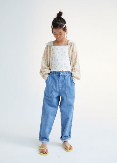 【the new society】【30%OFF】Rodney Cardigan Natural カーディガン 3y,4y,6y（Sub Image-7） | Coucoubebe/ククベベ