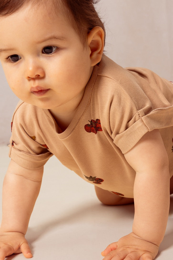 【STUDIO BOHEME】T-SHIRT BAMA NOUGAT TOMATO Tシャツ 12m,18m,24m,36m,4y  | Coucoubebe/ククベベ