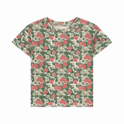 【STUDIO BOHEME】TSHIRT ESSENTIAL STRAWBERRY Tシャツ 12m,18m,24m,36m,4y（Sub Image-1） | Coucoubebe/ククベベ