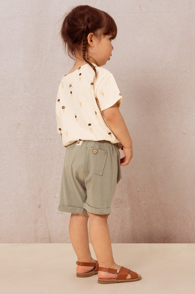 【STUDIO BOHEME】TSHIRT ESSENTIAL ECRU ICECREAM Tシャツ 12m,18m,24m,36m,4y（Sub Image-7） | Coucoubebe/ククベベ