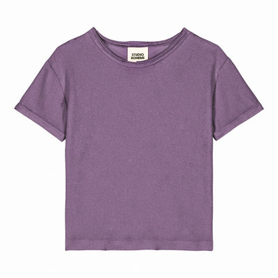 【STUDIO BOHEME】TSHIRT ESSENTIAL PURPLE Tシャツ 18m,24m,36m（Sub Image-1） | Coucoubebe/ククベベ