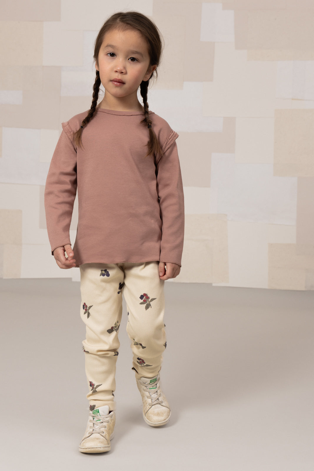 【STUDIO BOHEME】【9月上旬発送】LALA T-SHIRT ROSEWOOD Tシャツ 12m,18m,24m  | Coucoubebe/ククベベ