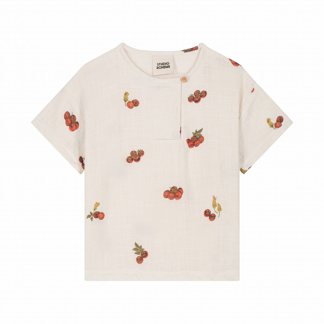 【STUDIO BOHEME】【予約】T-SHIRT ORSO ECRU TOMATO Tシャツ 12m,18m,24m,36m,4y  | Coucoubebe/ククベベ